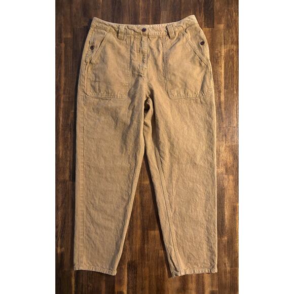 Poetry Women’s 12 34 x 28 Pants Hemp Organic Cotton Tapered Leg High Rise - Picture 3 of 13